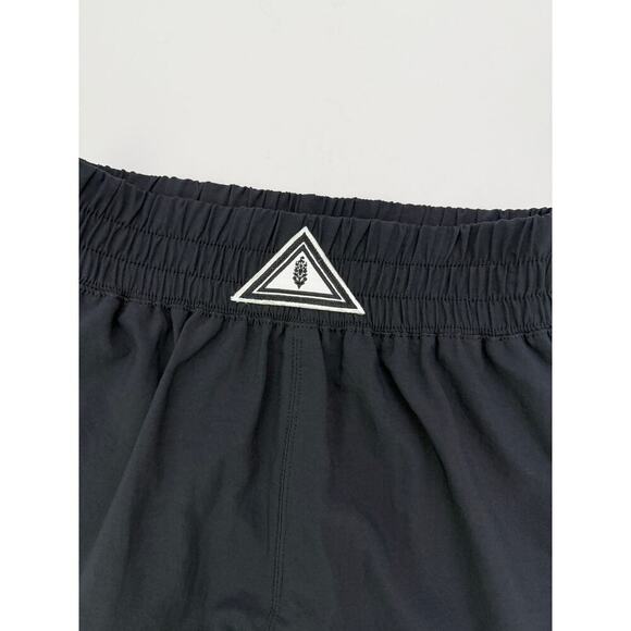 Free People Movement black high rise shorts - Size small - Picture 3 of 5